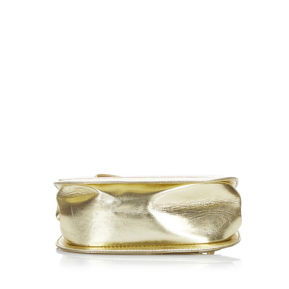 SALVATORE FERRAGAMO Gancini Shoulder Bag P213151 Gold Leather Ladies - Picture 4 of 8